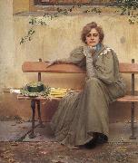 Vittorio Matteo Corcos Dreams oil painting artist